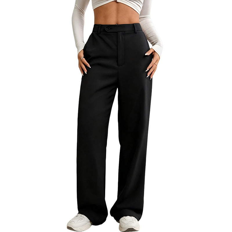 Women's High Waist Wide Leg Dress Pants