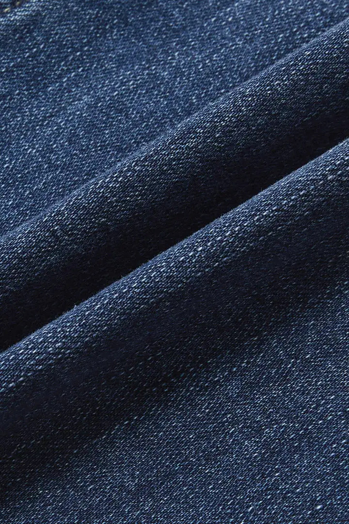 Washed Denim Jeans Vintage High Waist Wide Leg