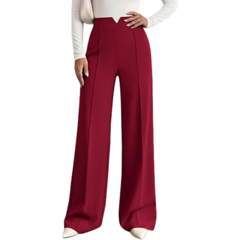 Wide Leg Dress Pants Women High Waist Flowy Trousers