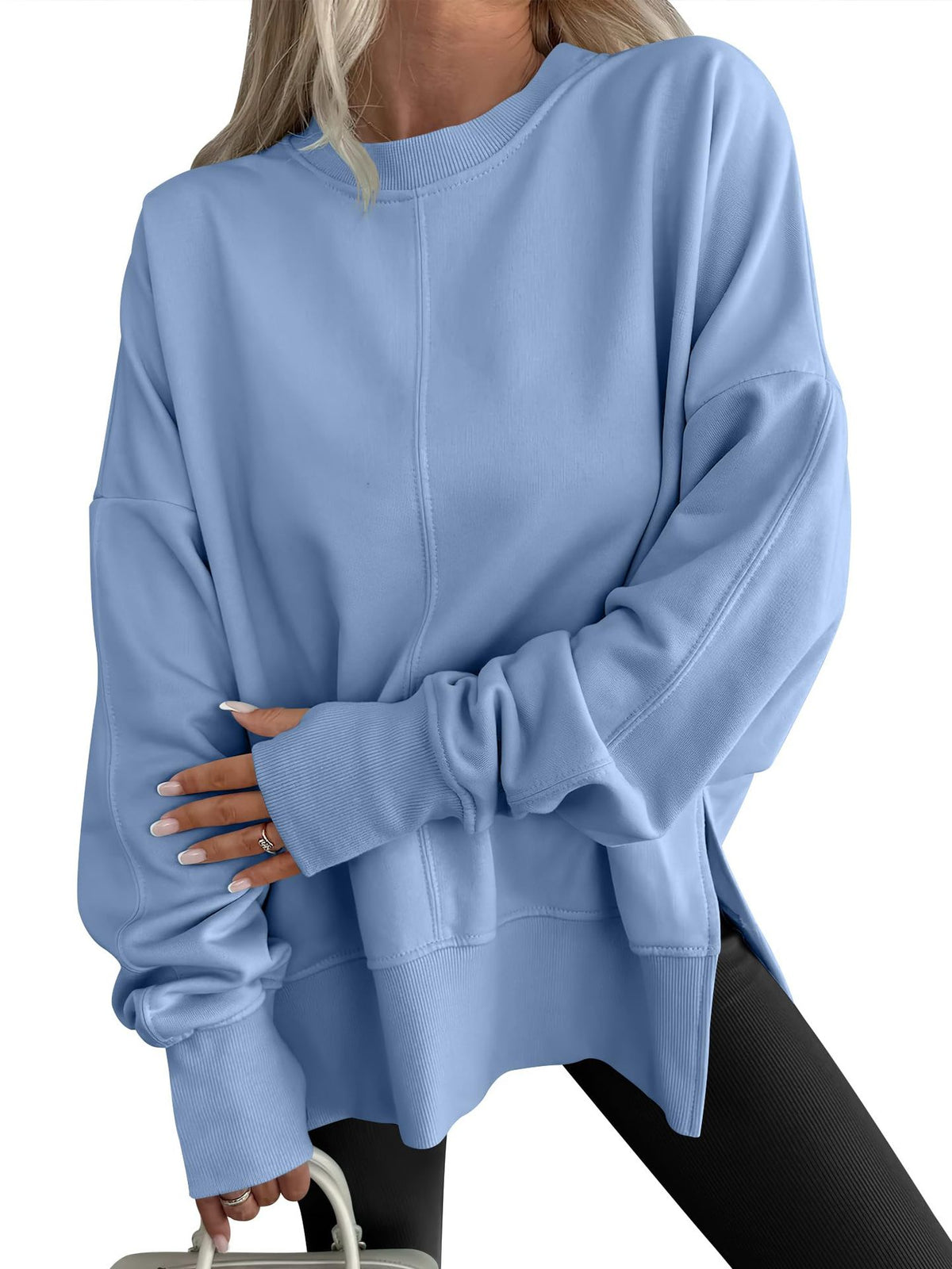 Women's Oversized Crewneck Sweatshirt Long Sleeve Pullover