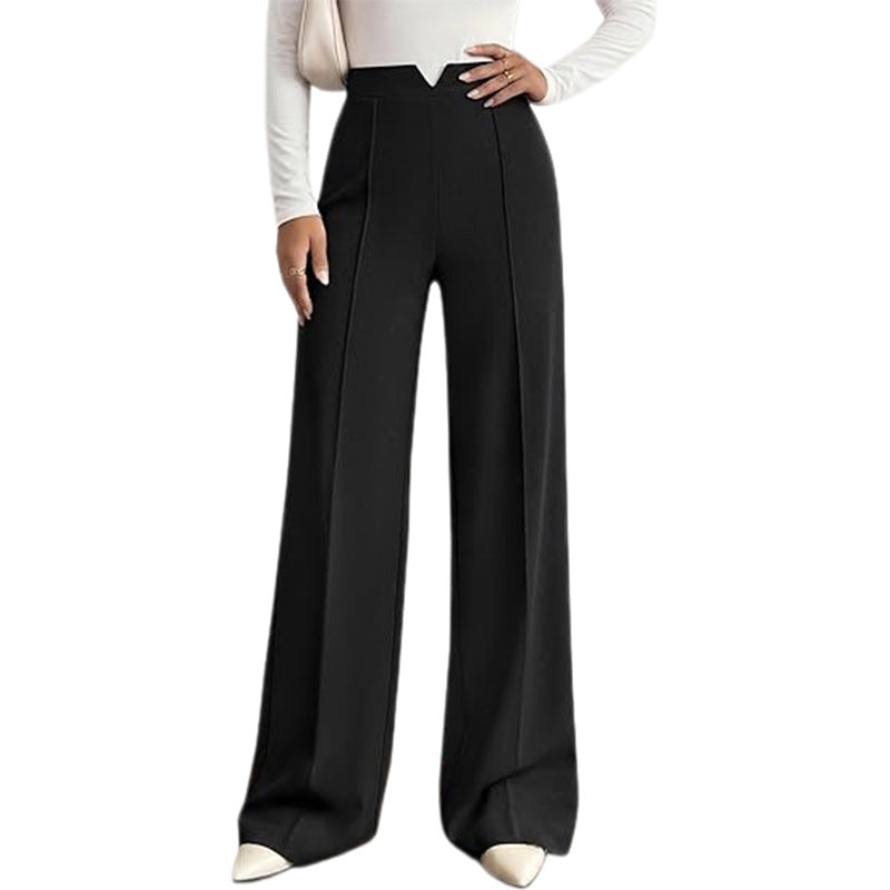 Wide Leg Dress Pants Women High Waist Flowy Trousers