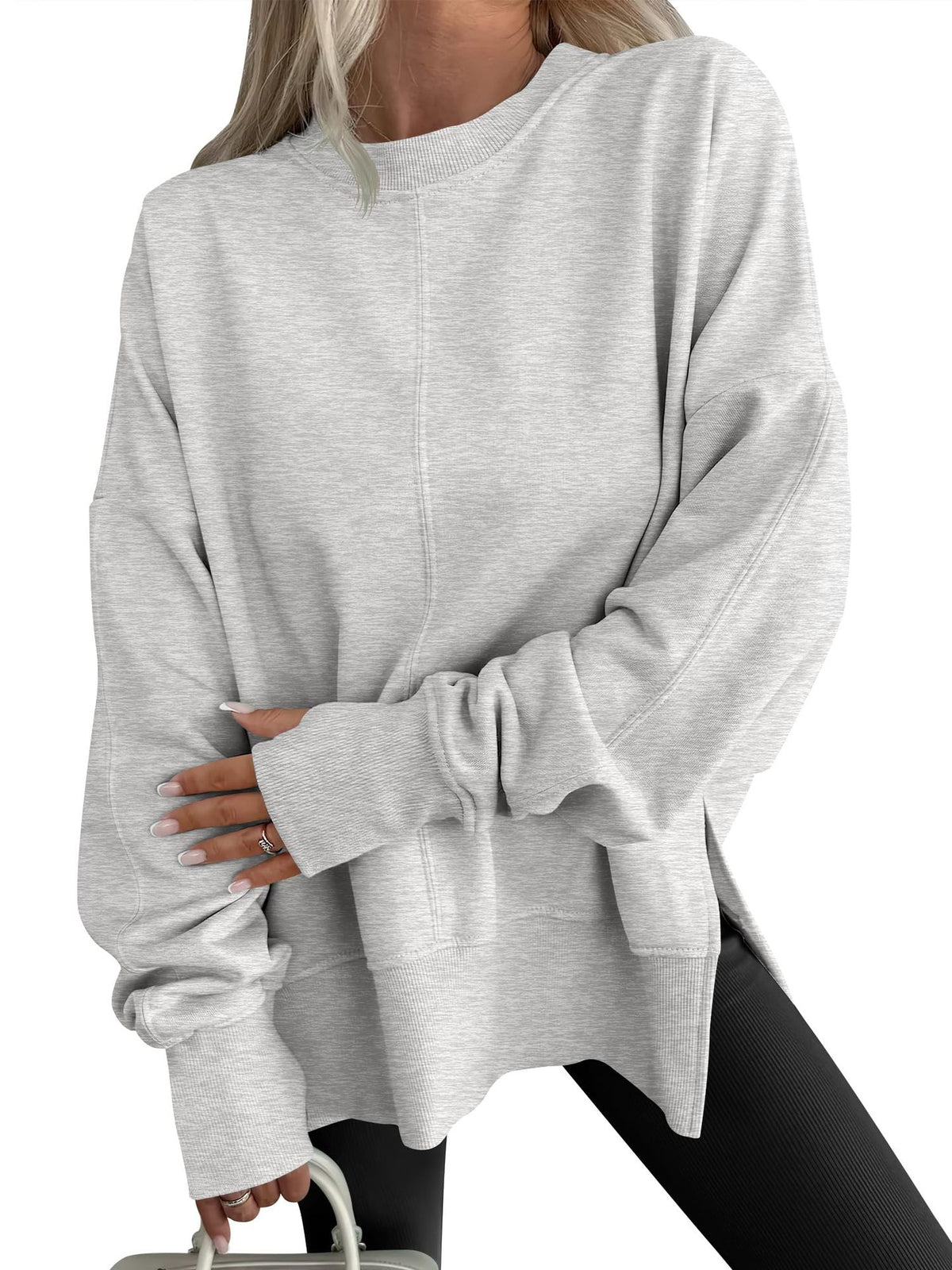 Women's Oversized Crewneck Sweatshirt Long Sleeve Pullover