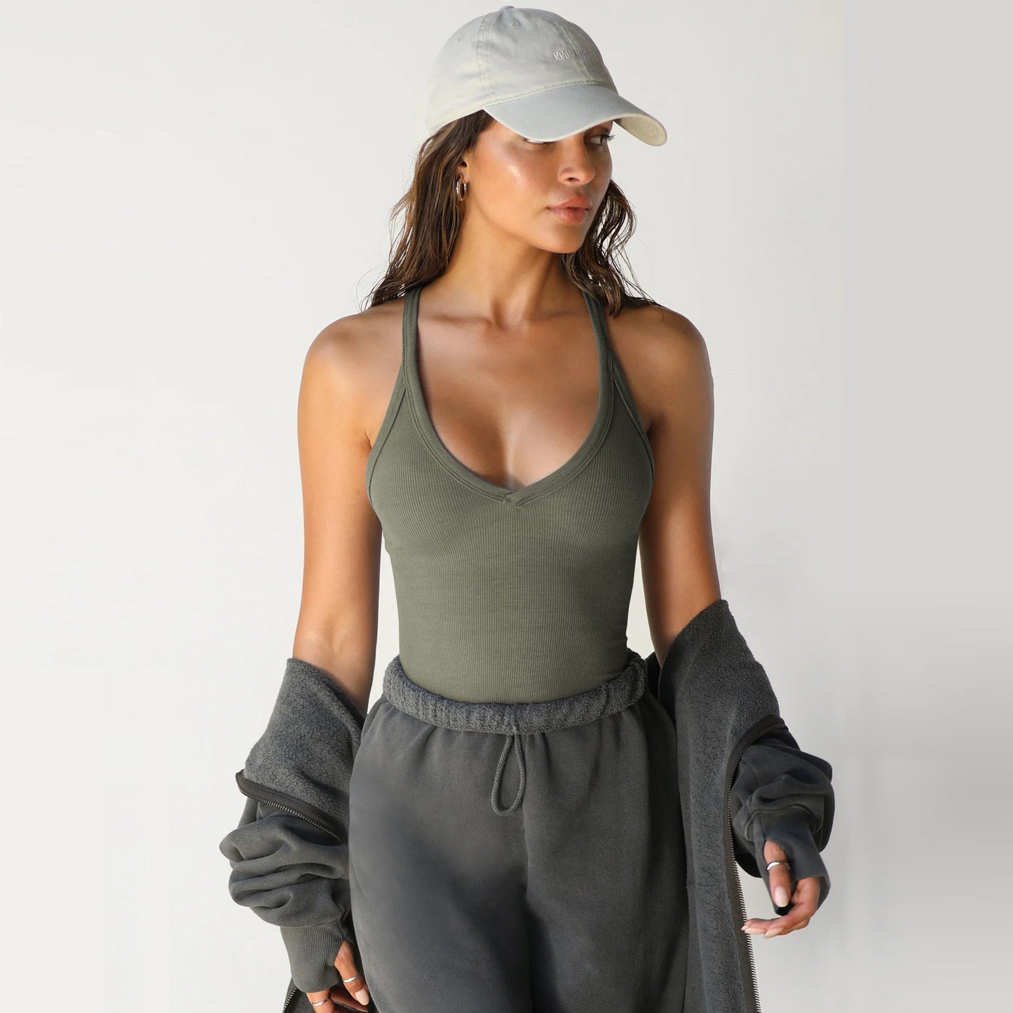 Knitted Vest Slim-Fit BM Top Women’s Trendy Inner Shirt