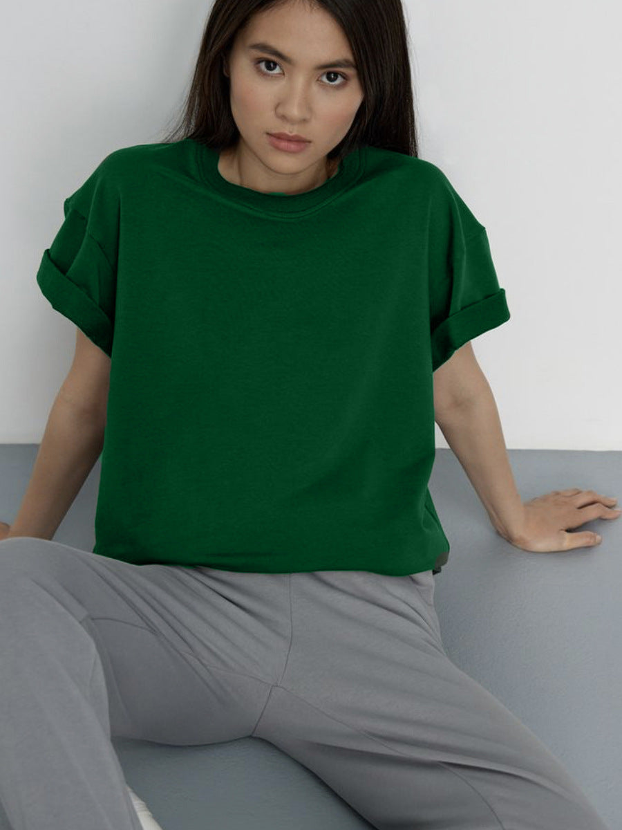 Oversized Cotton Tee Relaxed Fit Casual Streetwear