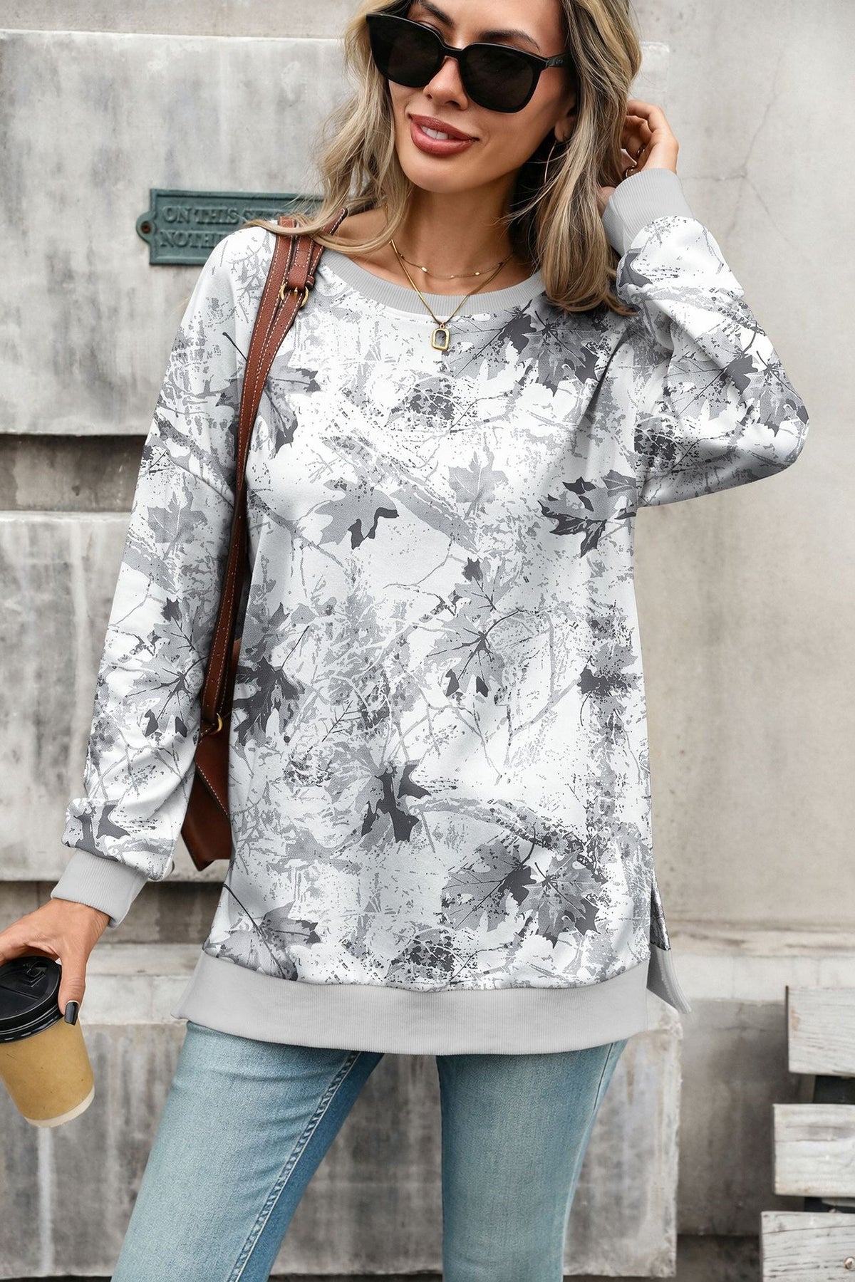 Women's Crewneck Sweatshirt Long Sleeve Print Pullover