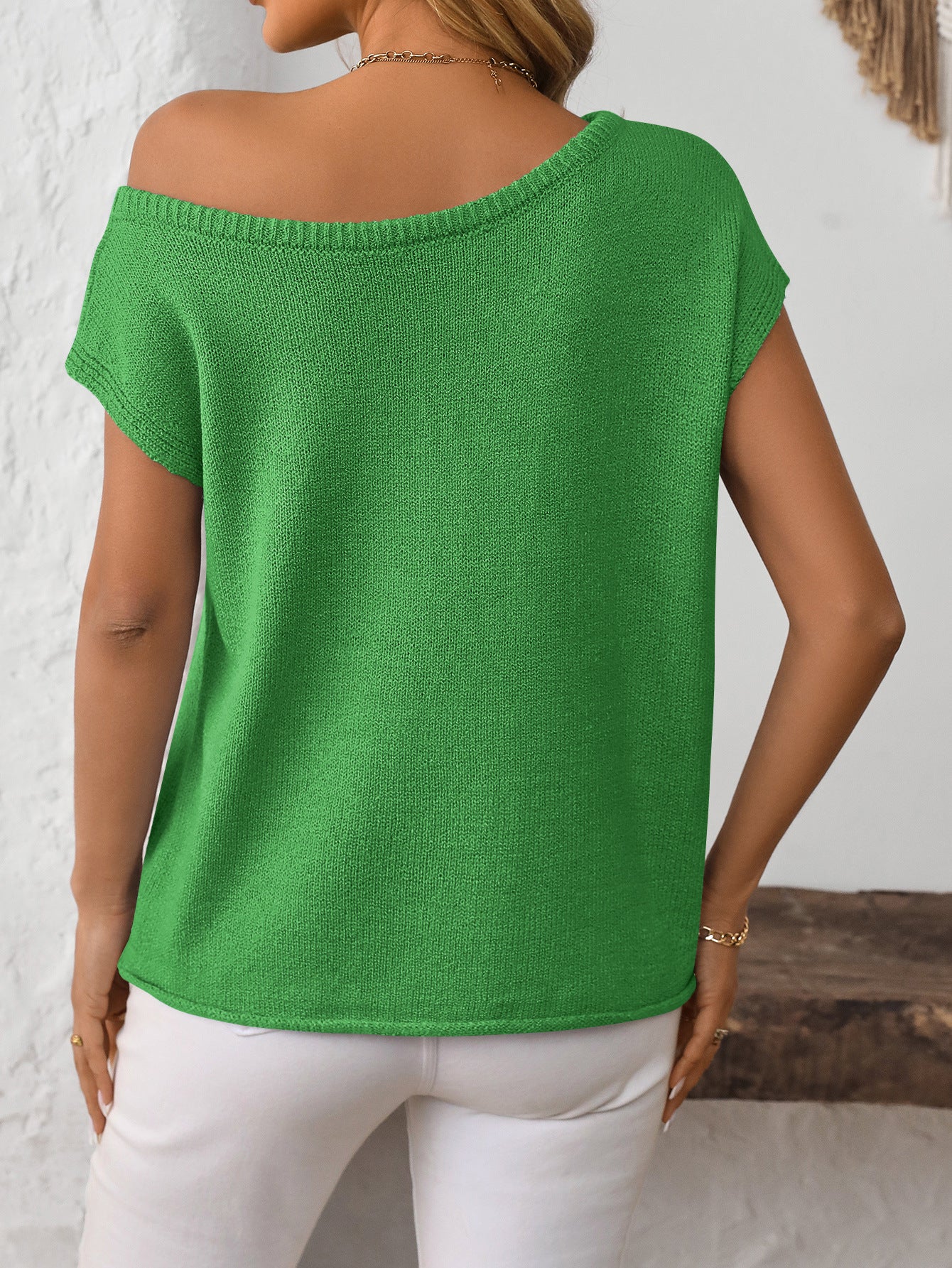 Women's Y2K-Inspired Knit Summer Sweater Pullover