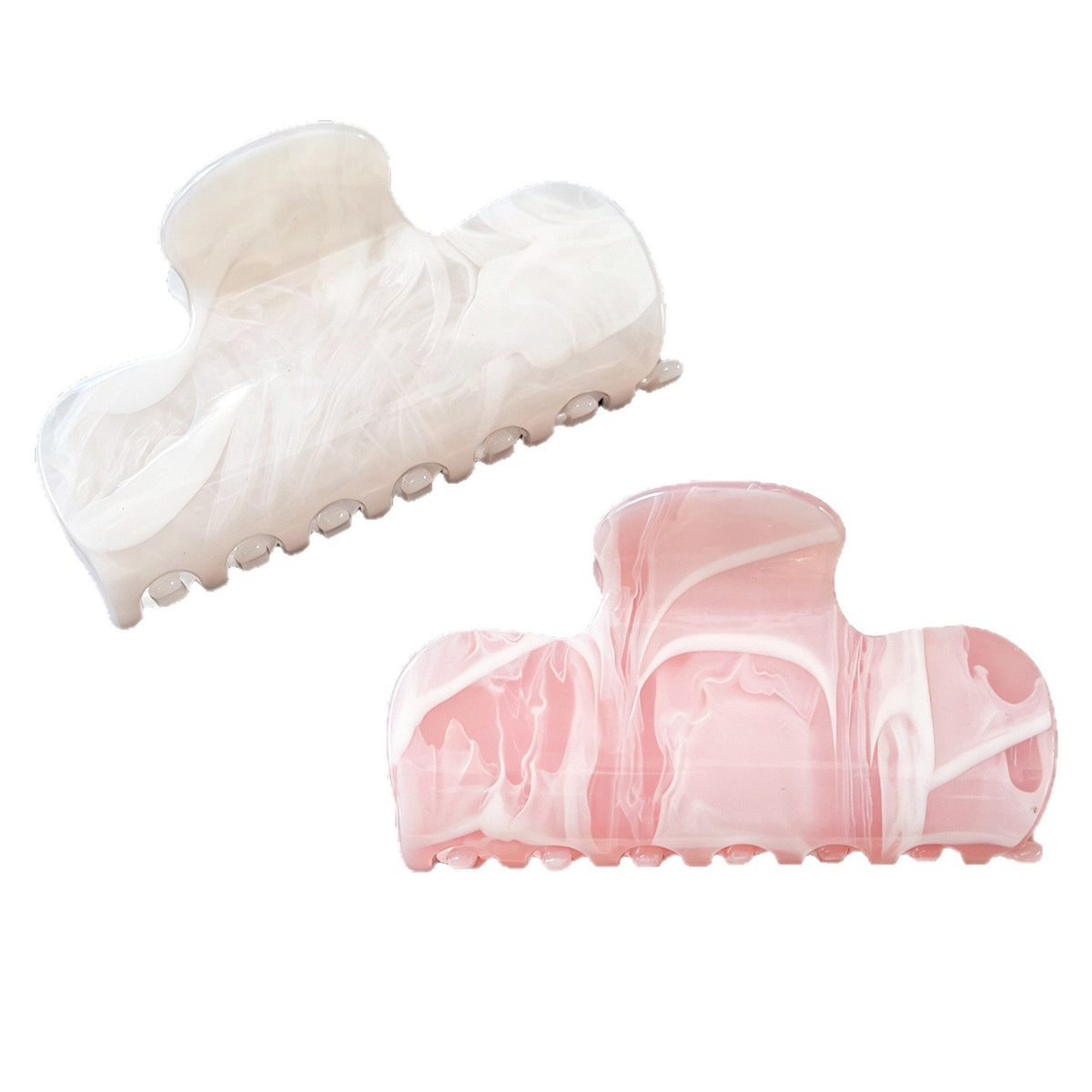 Marble Swirl Cloud Hair Claw Clip