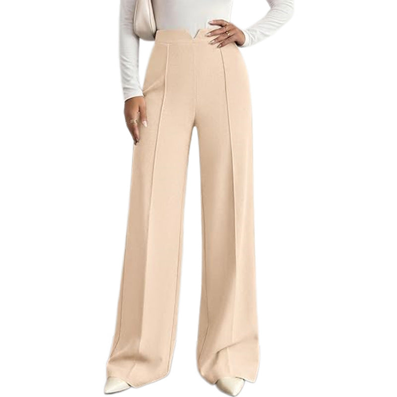 Wide Leg Dress Pants Women High Waist Flowy Trousers