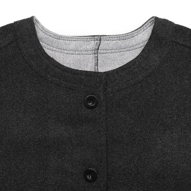 Longline Button Vest Sleeveless Jacket Casual Streetwear
