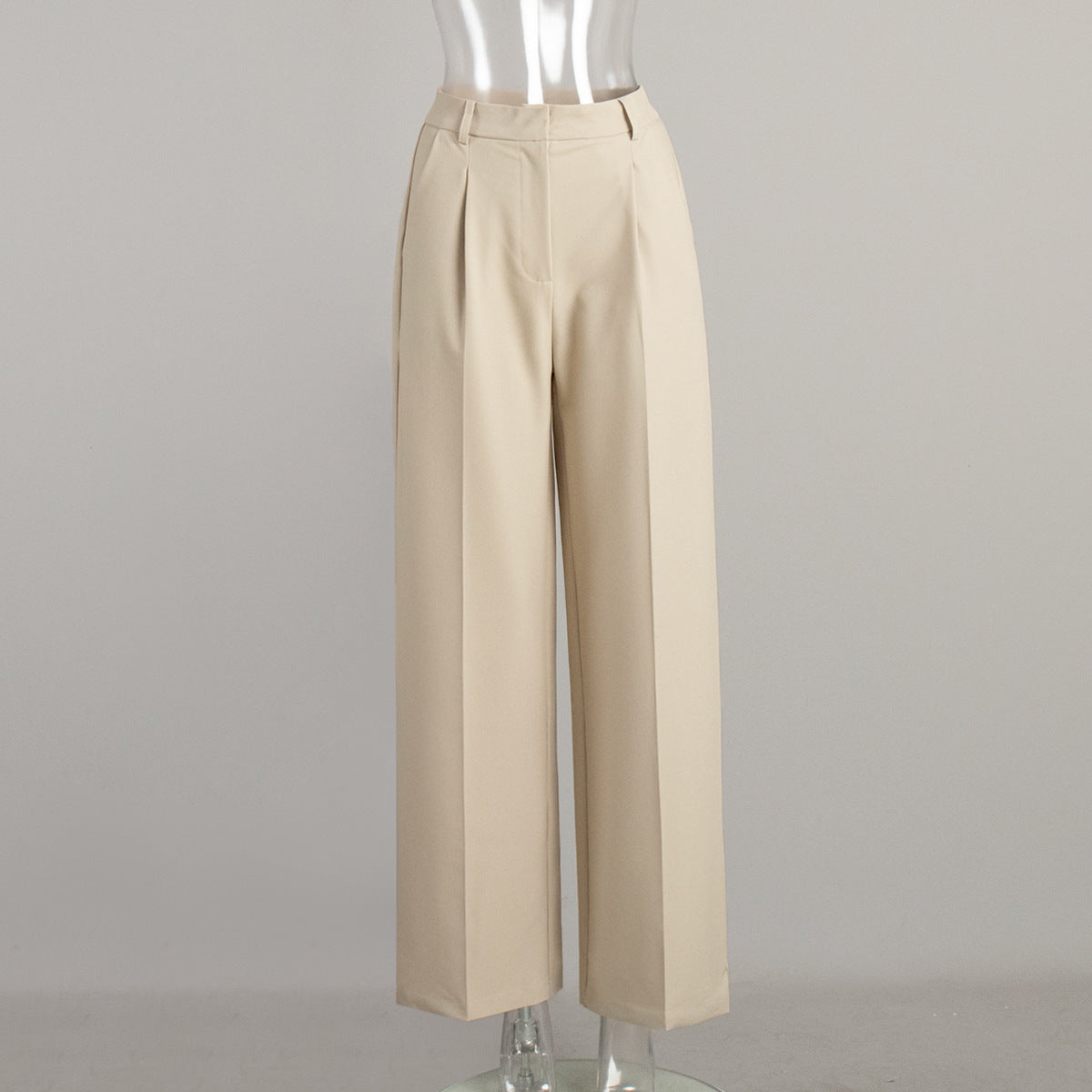 High Waist Straight Leg Dress Pants for Women