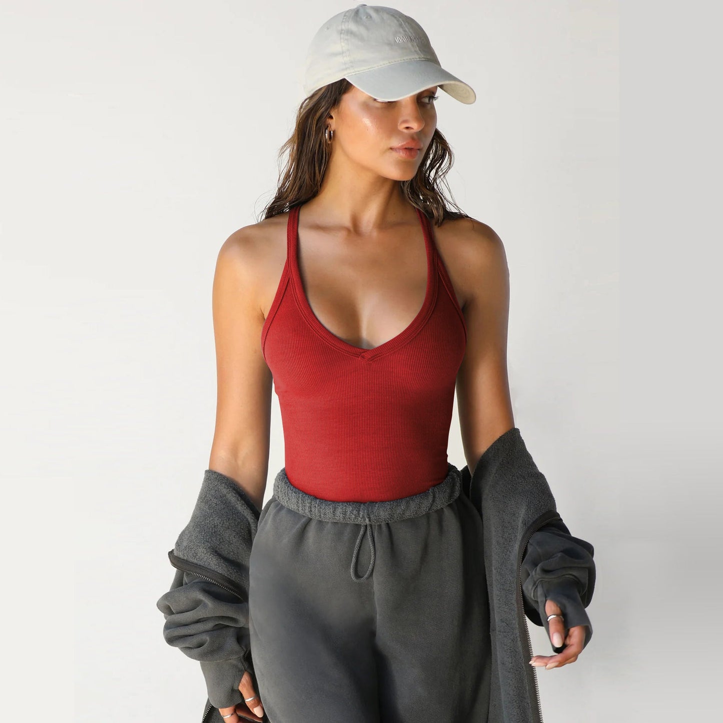 Knitted Vest Slim-Fit BM Top Women’s Trendy Inner Shirt