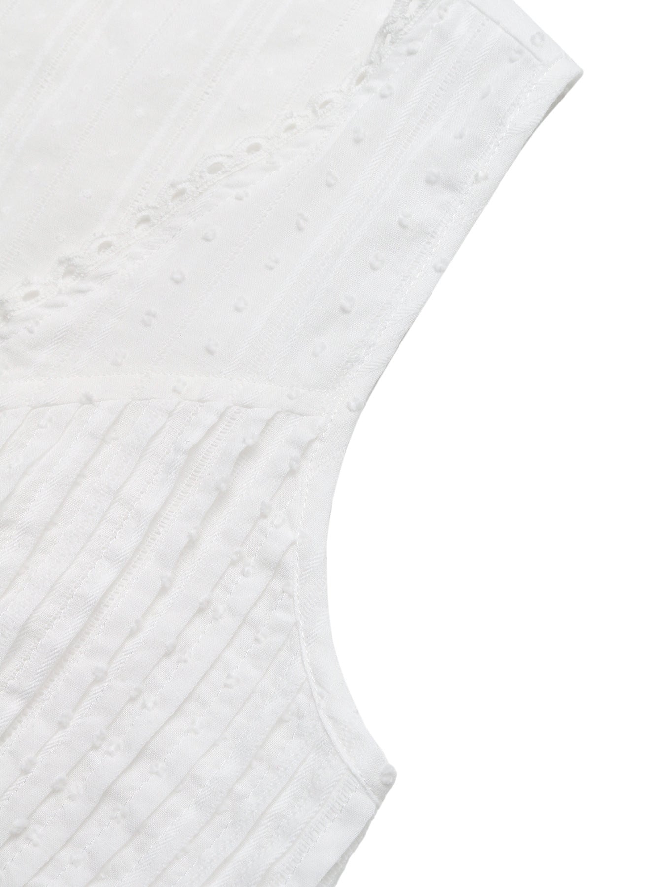 Solid Textured Top Boho Tie Front Sleeveless