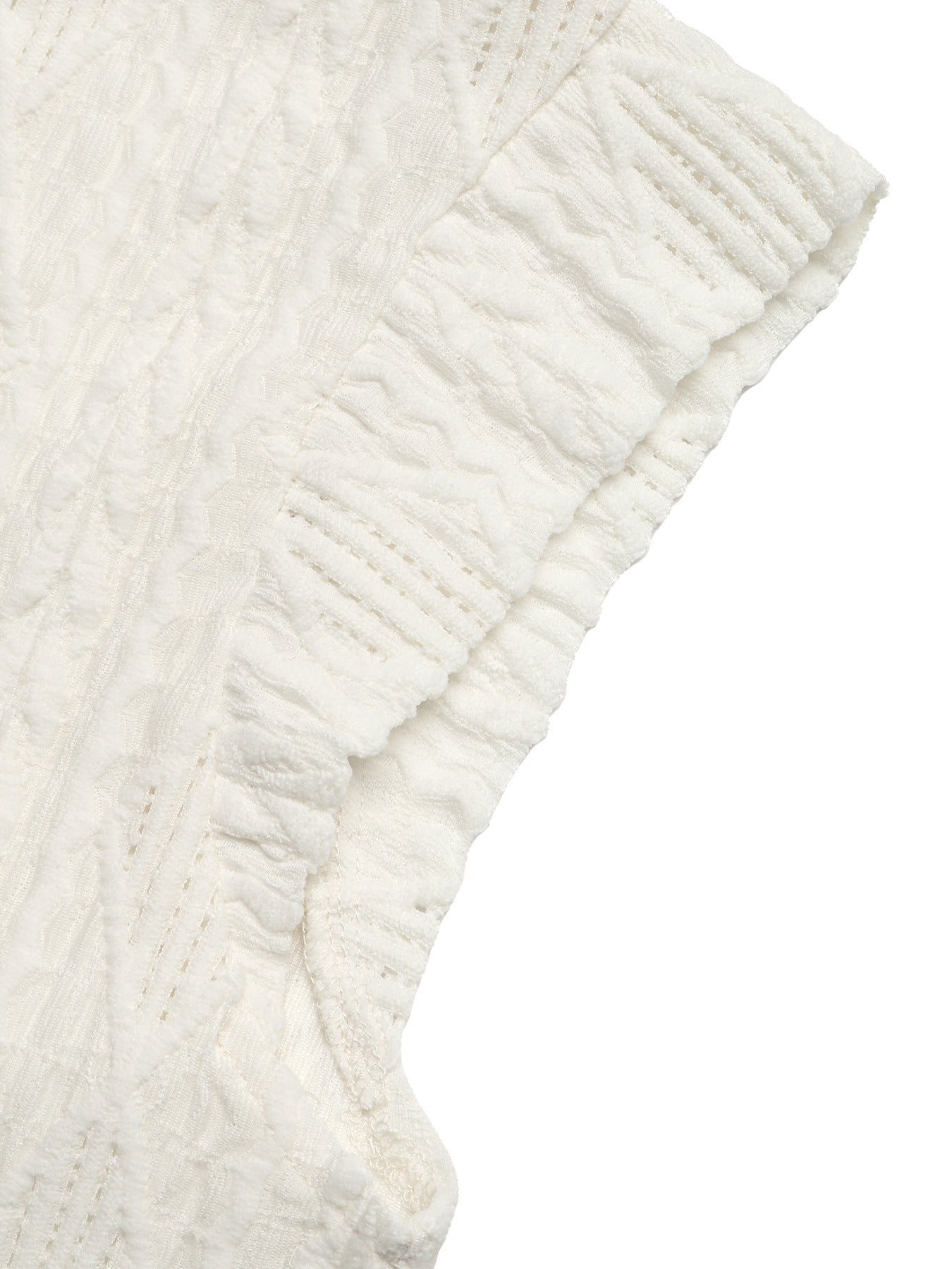 Women Textured Knit Sleeveless Casual Top
