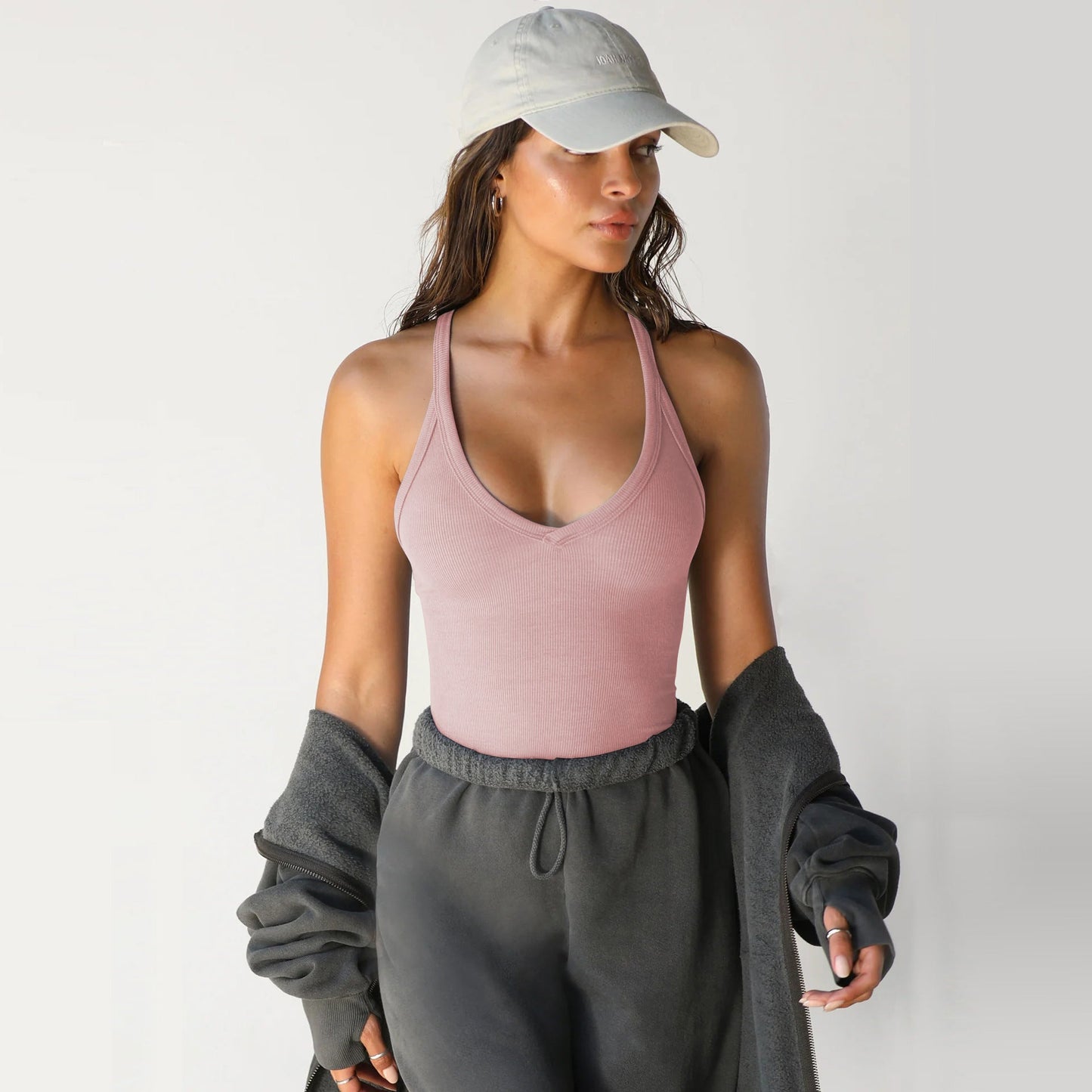 Knitted Vest Slim-Fit BM Top Women’s Trendy Inner Shirt