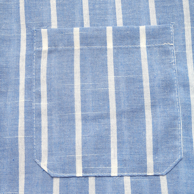 Striped Polyester Shirt Resort Oversized Button Down