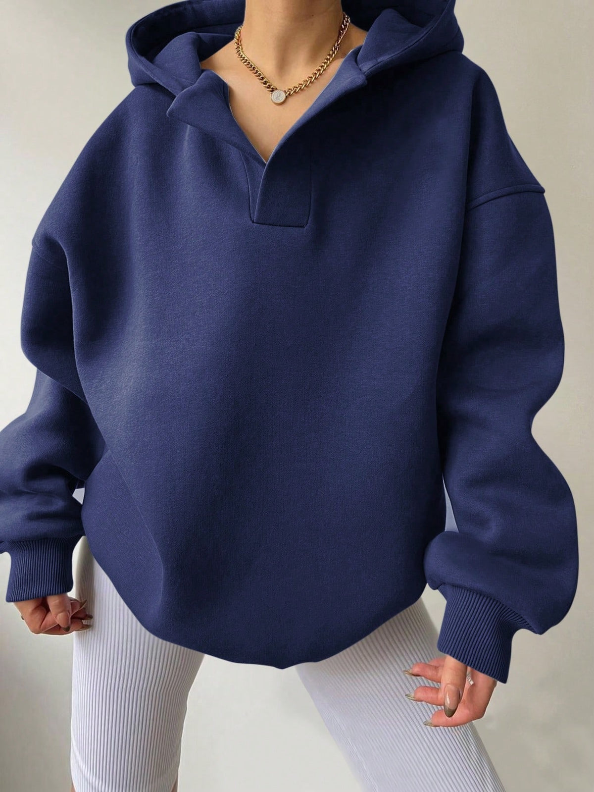 Women's Oversized Hoodie Casual Long Sleeve Solid Pullover