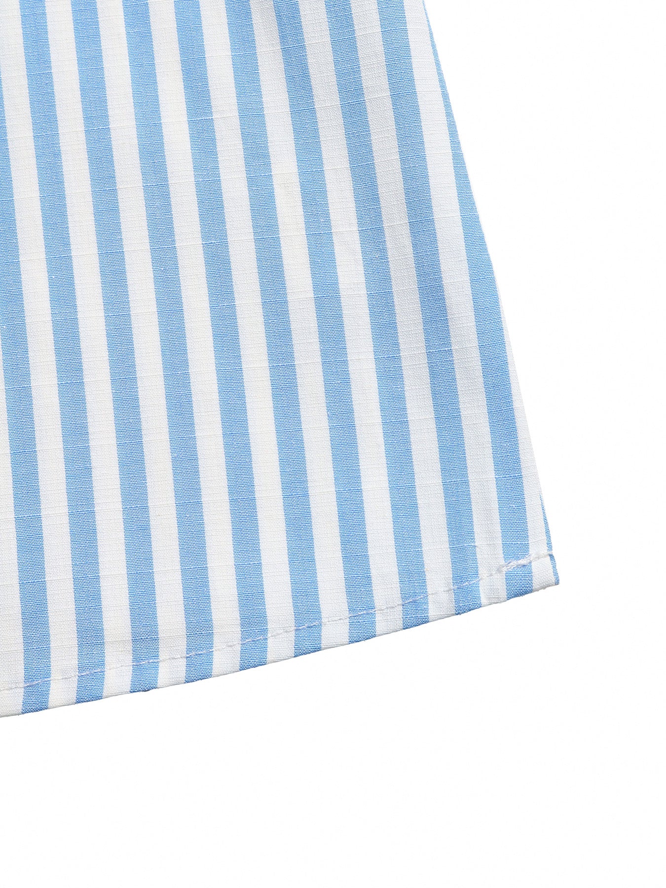 Striped V-Neck Summer Bow Top & Shorts Set Lounge Outfit