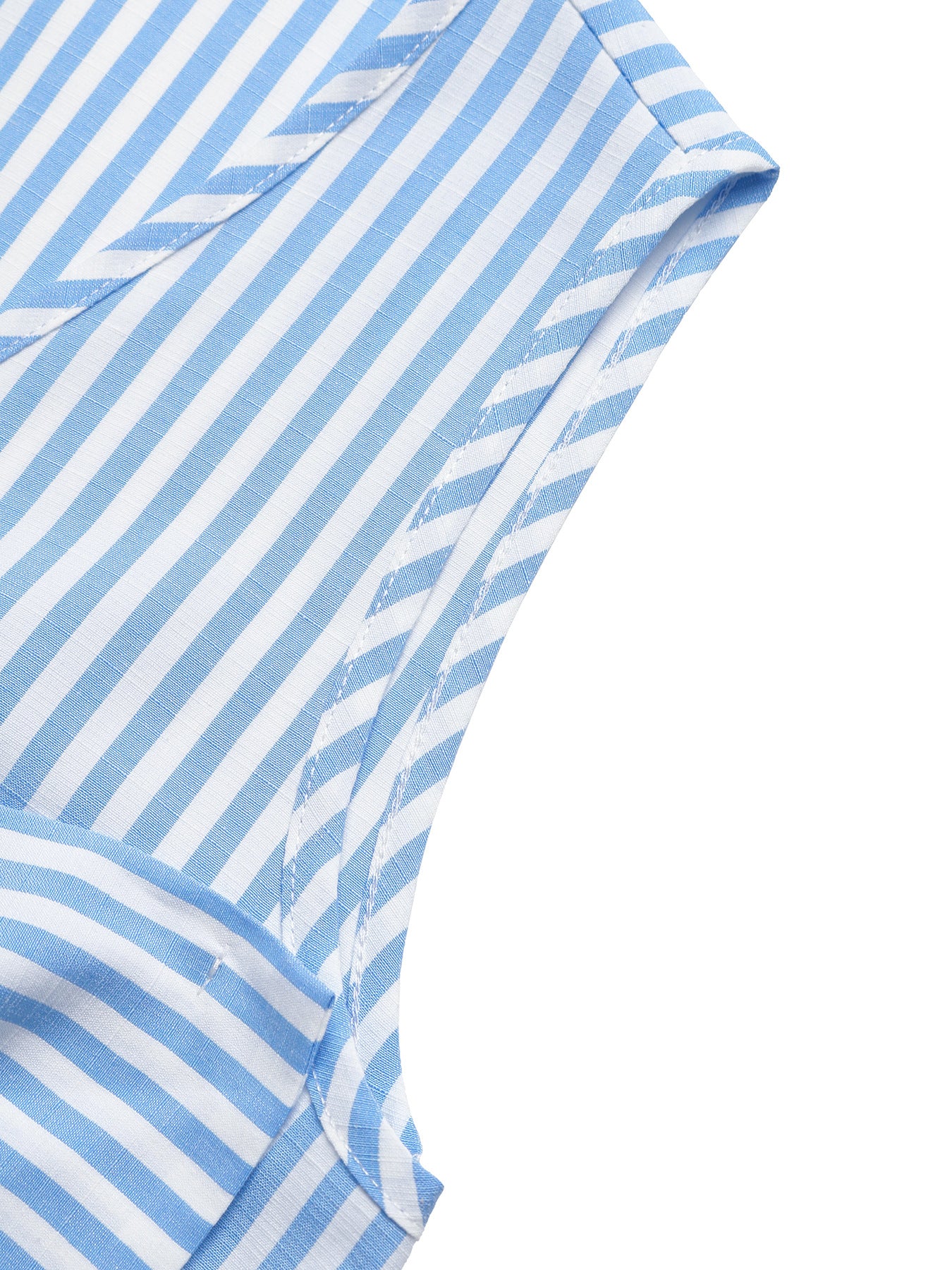 Striped V-Neck Summer Bow Top & Shorts Set Lounge Outfit