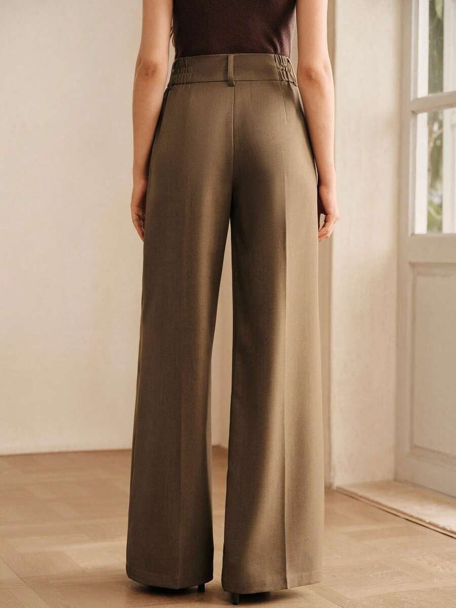 Women's High Waisted Wide Leg Dress Pants