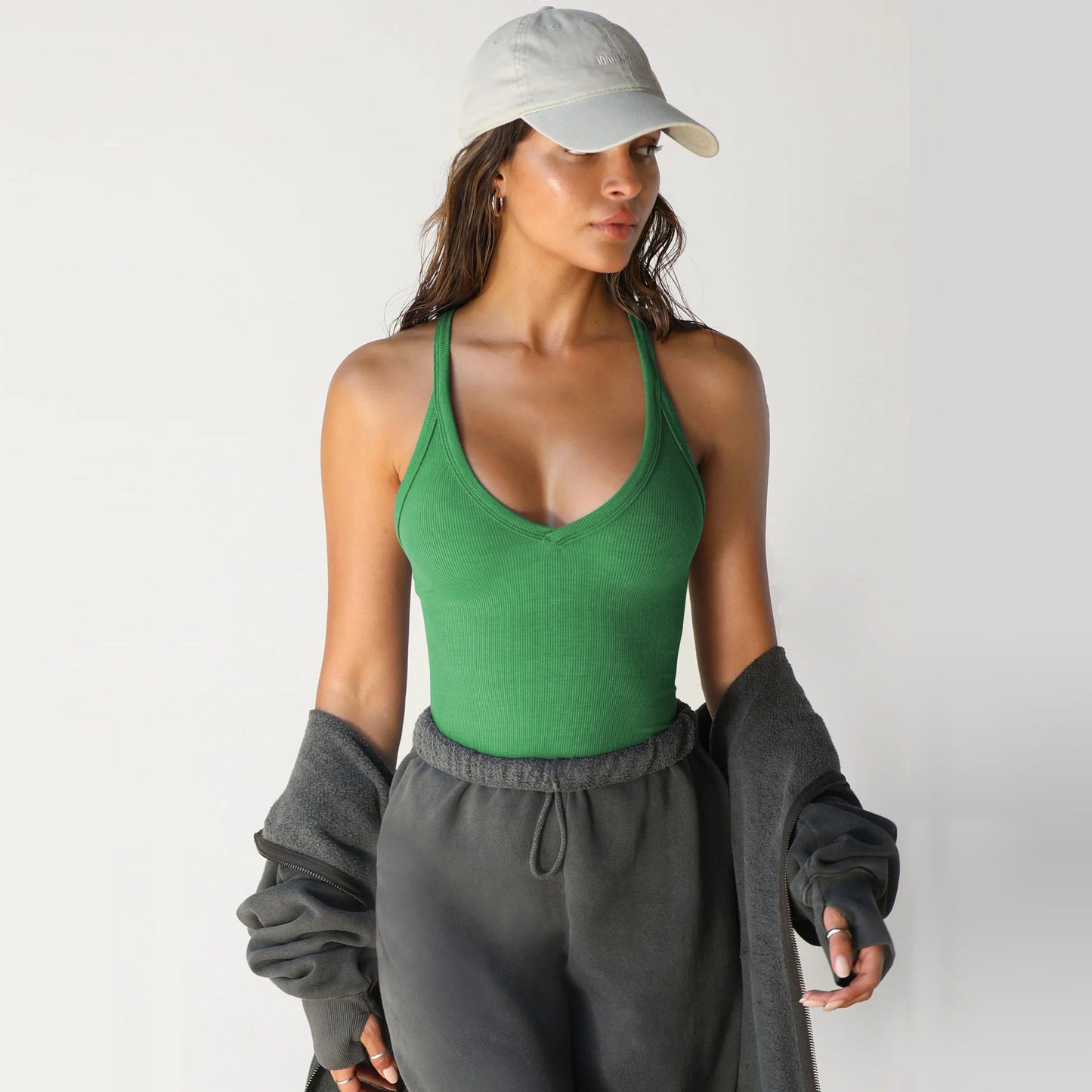 Knitted Vest Slim-Fit BM Top Women’s Trendy Inner Shirt