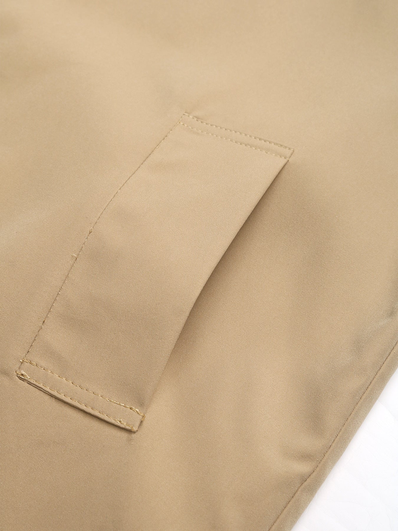 Contrast Collar Cropped Jacket Oversized Casual Outerwear