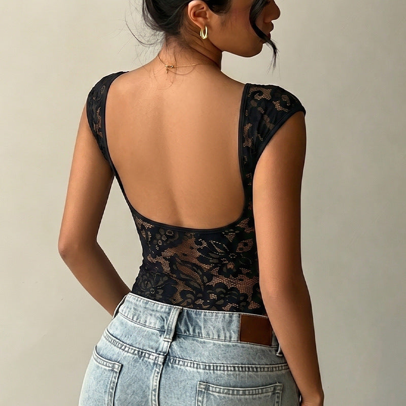 Solid Knit Top Slim Boat Neck Cap Sleeve