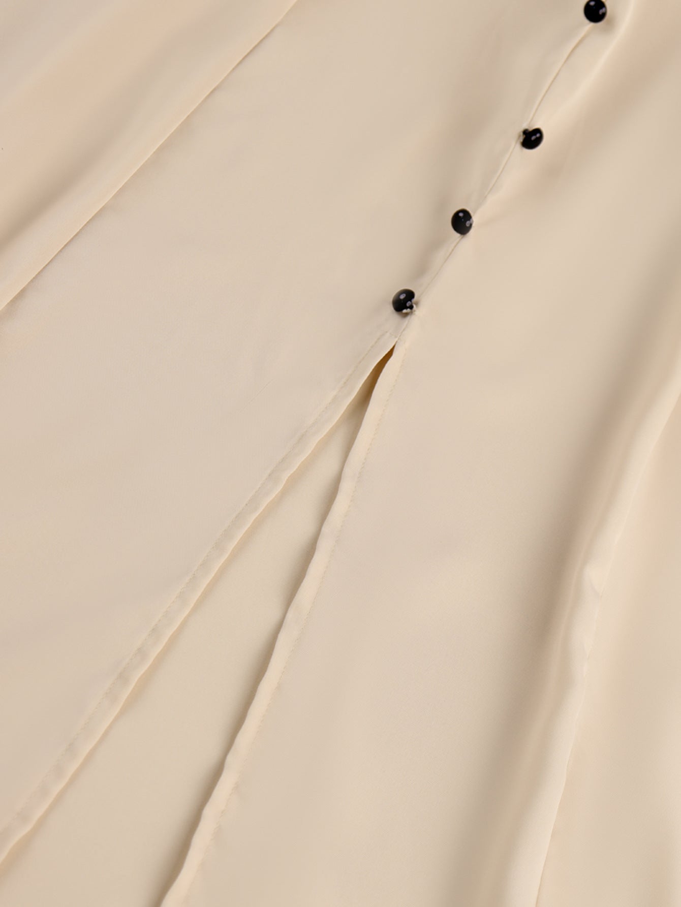 Plus Size Satin Button Front Belted Maxi Dress