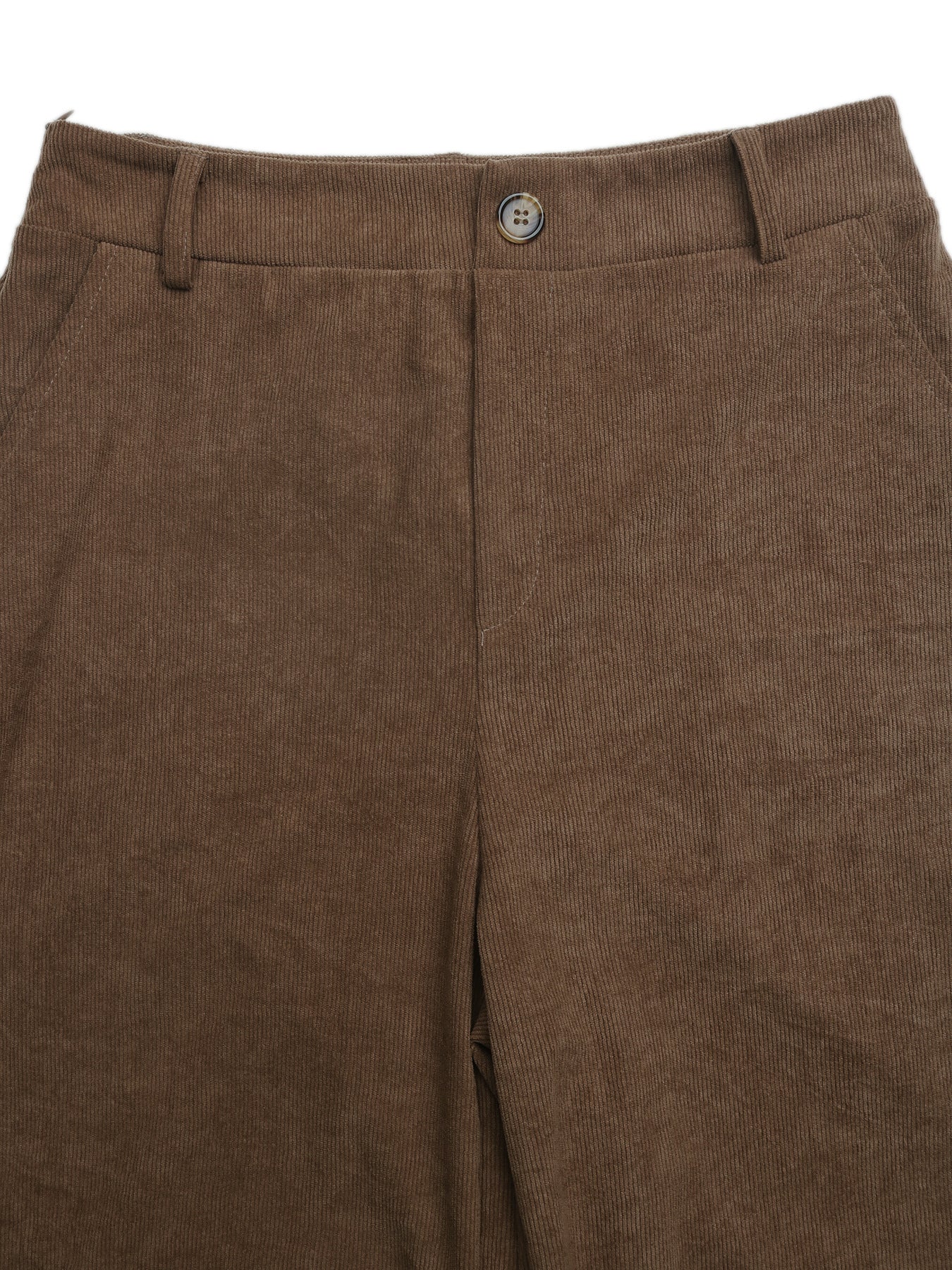 Corduroy Wide Leg Pants High Waist Casual Loose Trousers