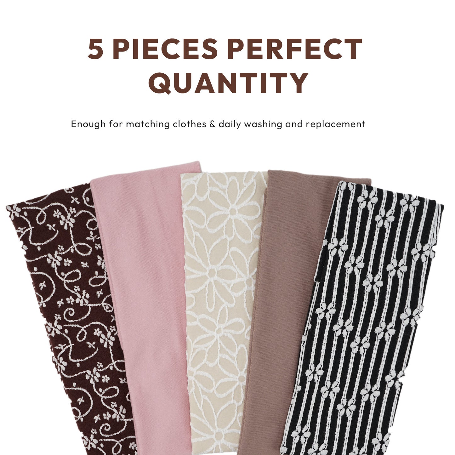 Boho Lace Elastic Headbands Vintage Pilates Hair Bands