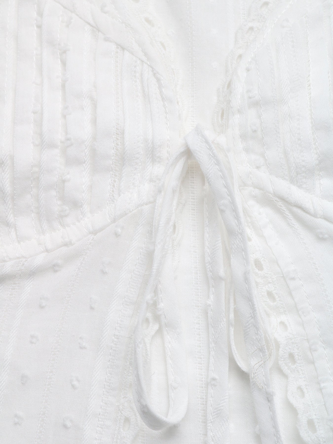 Solid Textured Top Boho Tie Front Sleeveless