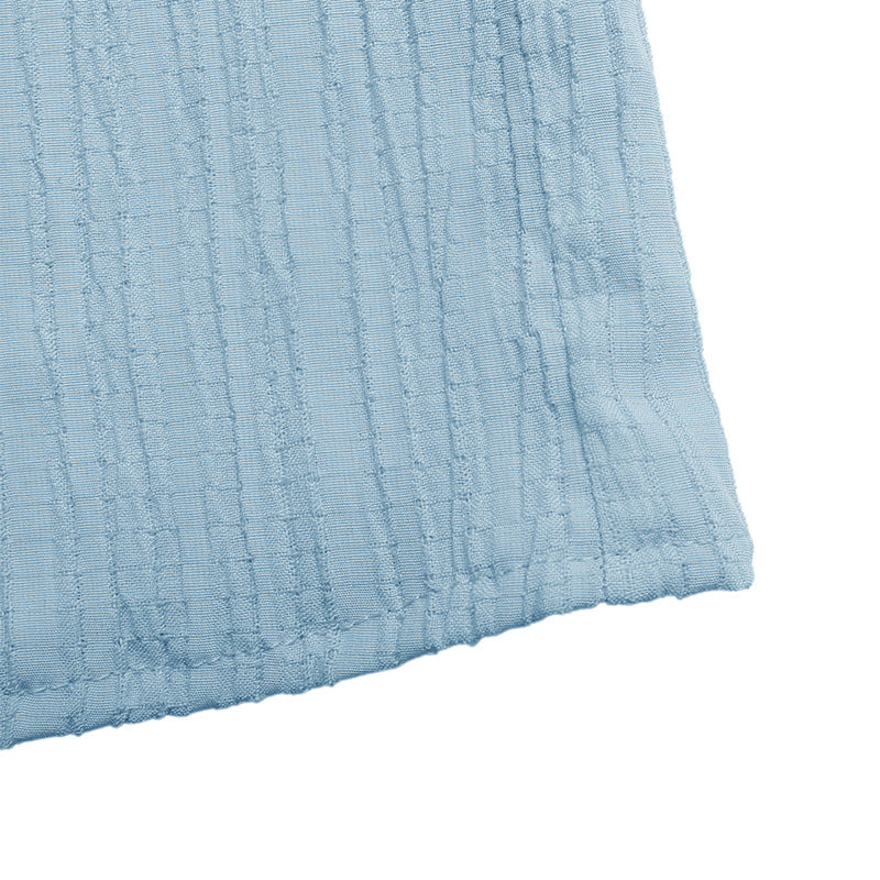 Solid Gauze Skirt Boho Smocked Tiered Maxi