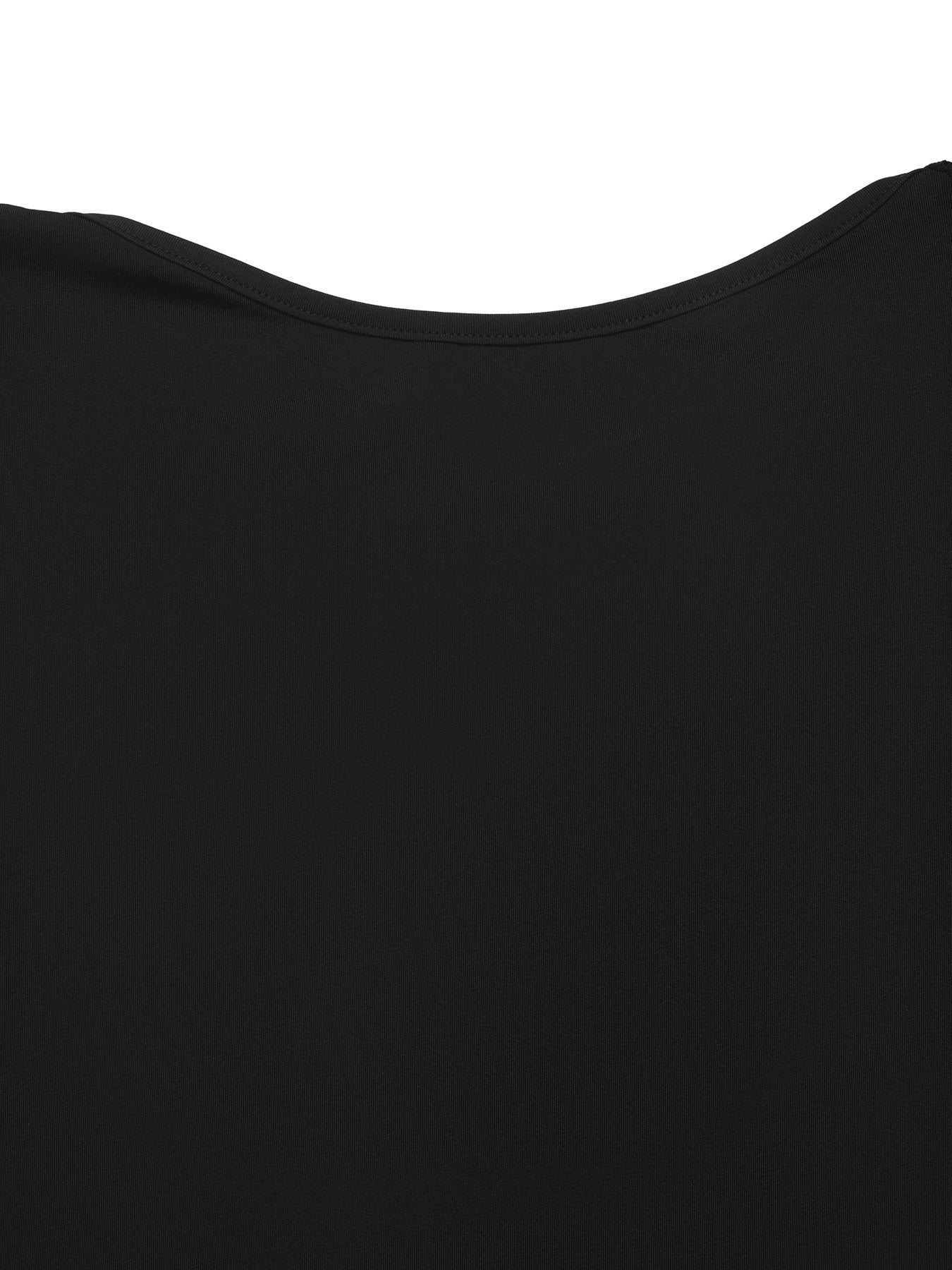 Solid Knit Top Slim Boat Neck Cap Sleeve