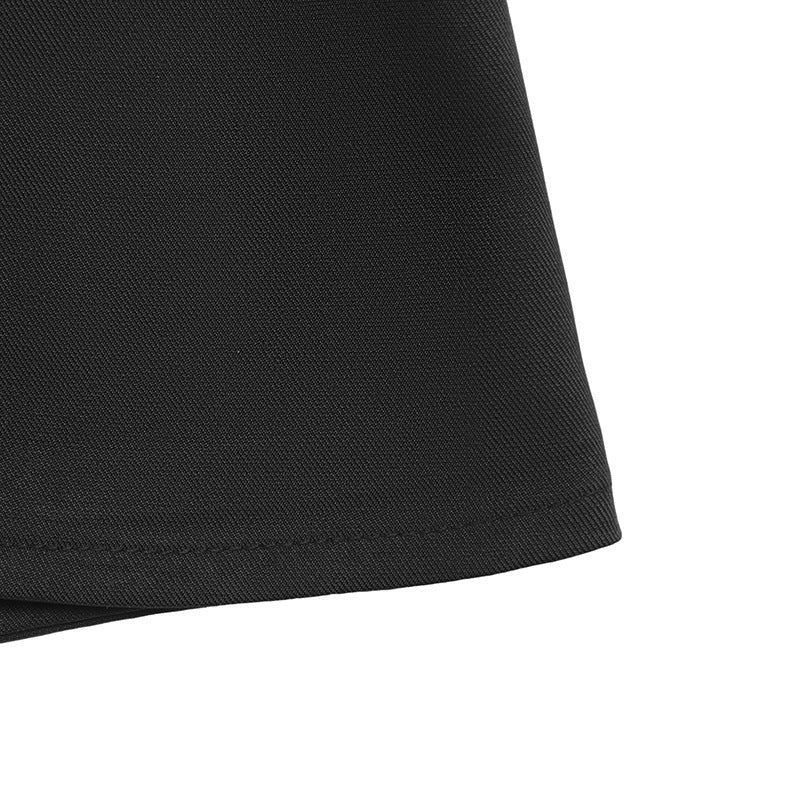 Solid Satin Top Elegant Sleeveless Bow Back