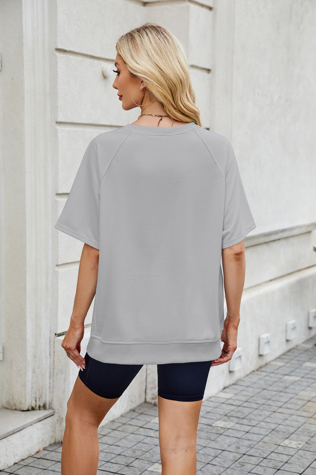 World Cup Graphic Knit T Shirt Sport Casual Loose Fit