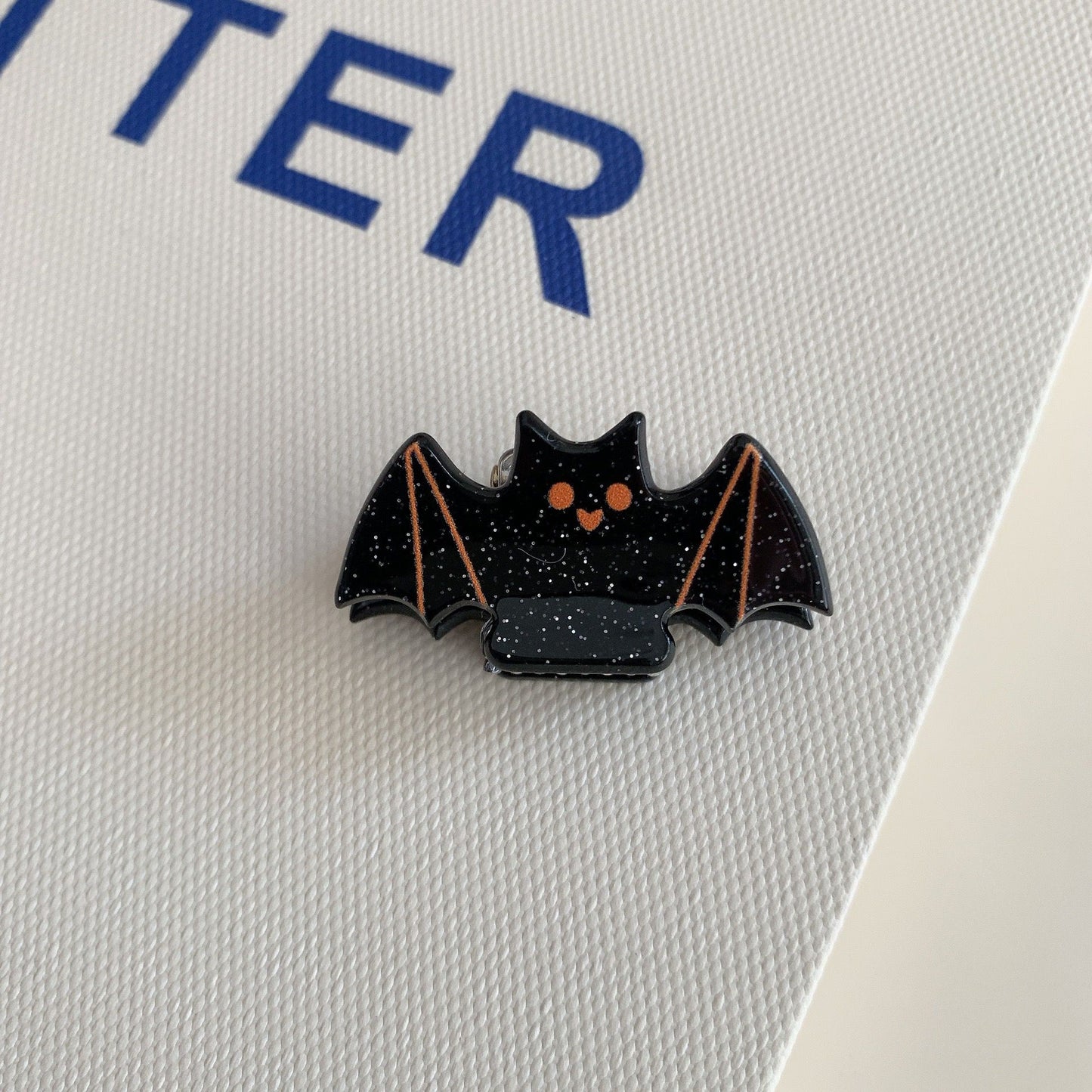 Halloween Mini Hair Claw Clips, Spooky Acrylic Styles