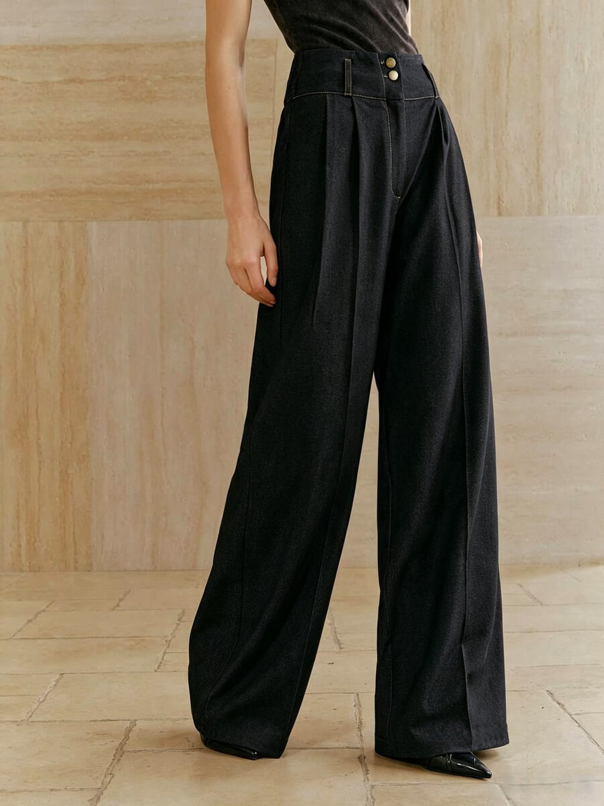Women's High Waisted Wide Leg Vintage Jeans Loose