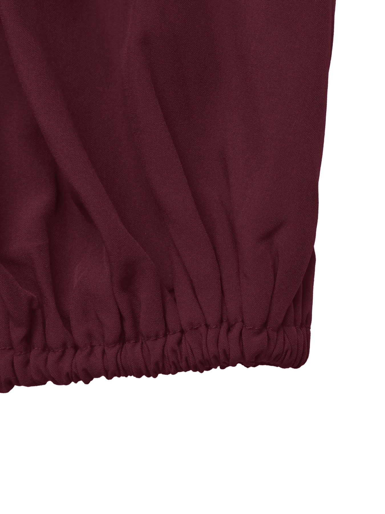 Tie Neck Mock Neck Blouse Gathered Long Sleeve Top