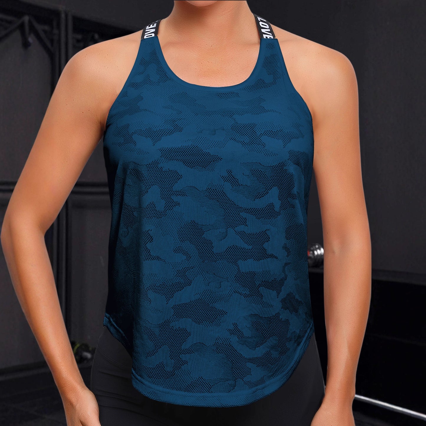 Women’s Mesh Racerback Tank Breathable Workout Tee