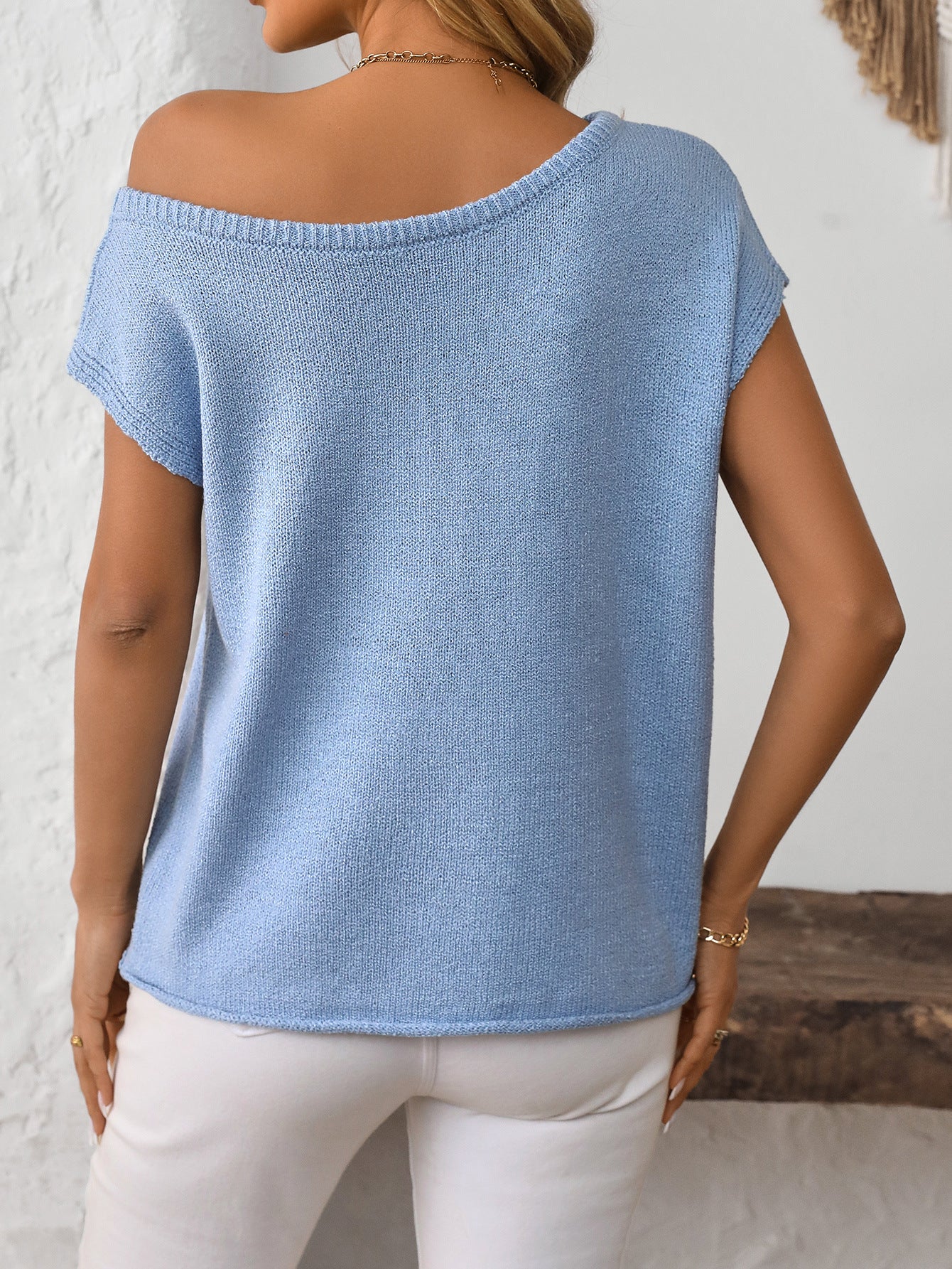 Women's Y2K-Inspired Knit Summer Sweater Pullover