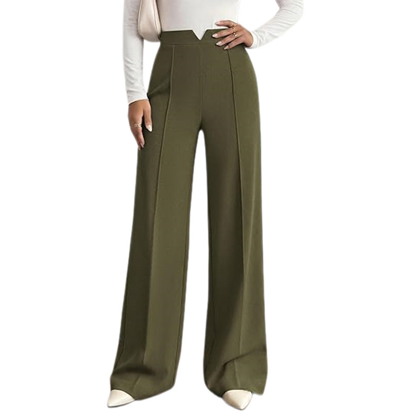 Wide Leg Dress Pants Women High Waist Flowy Trousers