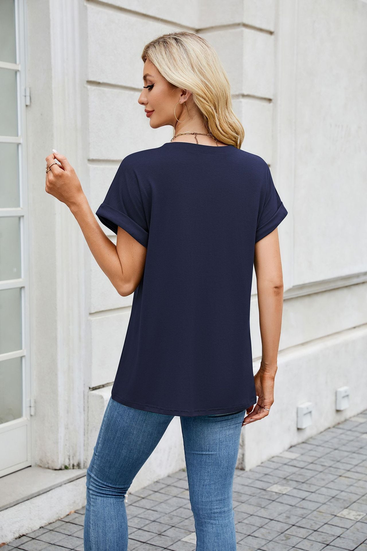 Mother Day Mama Script Graphic Tee Women Casual
