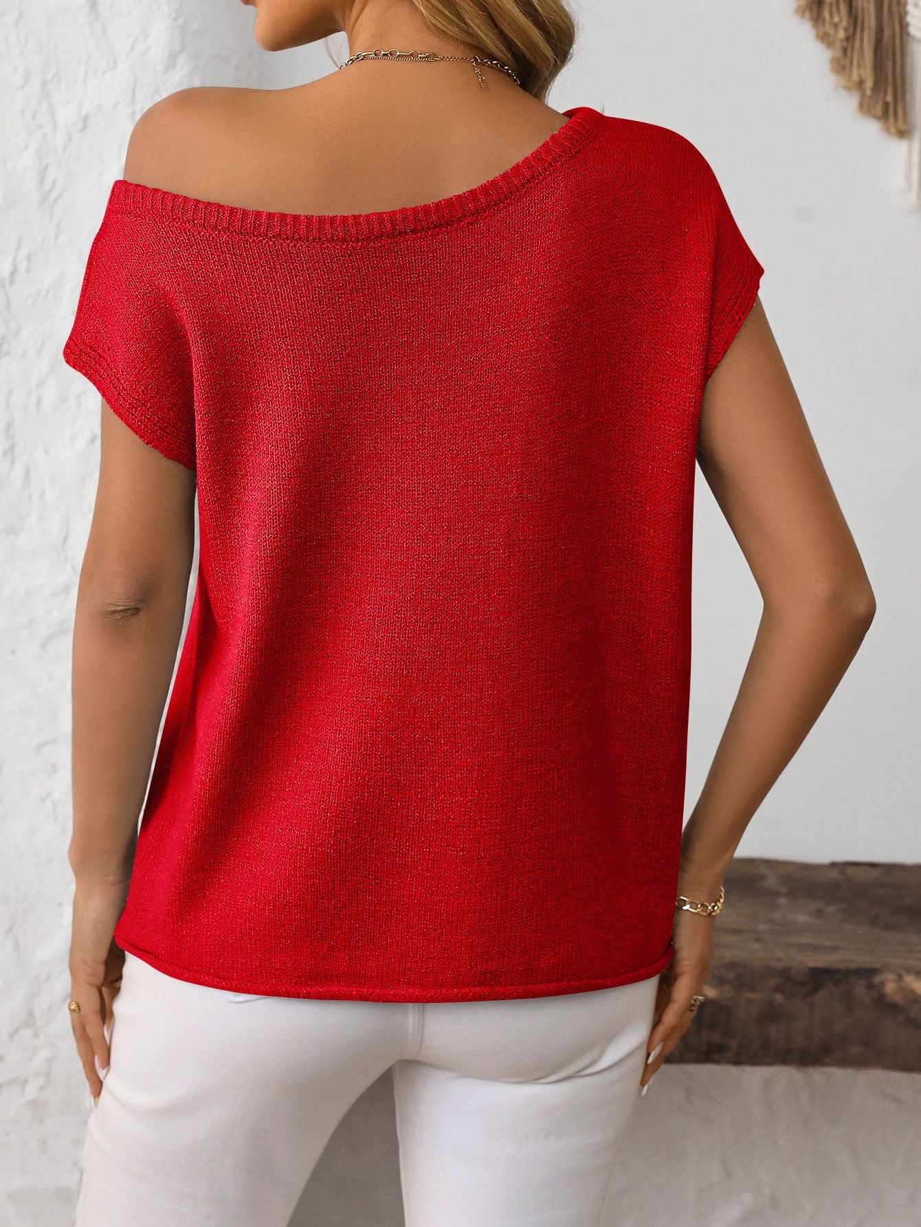 Women's Y2K-Inspired Knit Summer Sweater Pullover