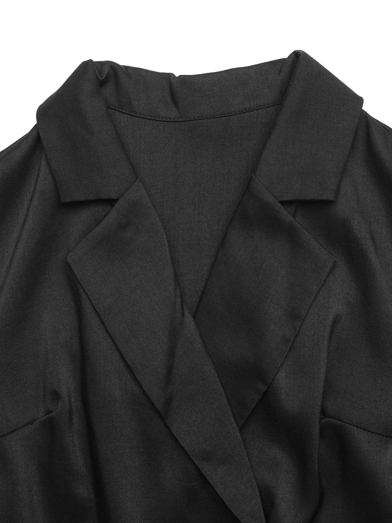 Lace Sleeve Blazer Mini Dress Workwear Chic