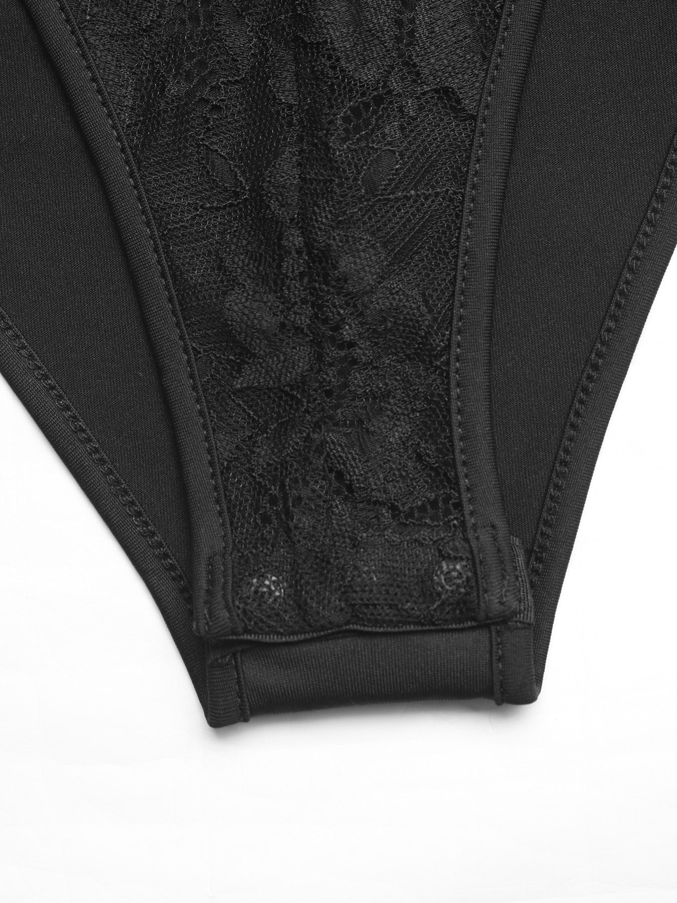 Lace Mesh Bodysuit Sexy V Neck Trendy Cami Top
