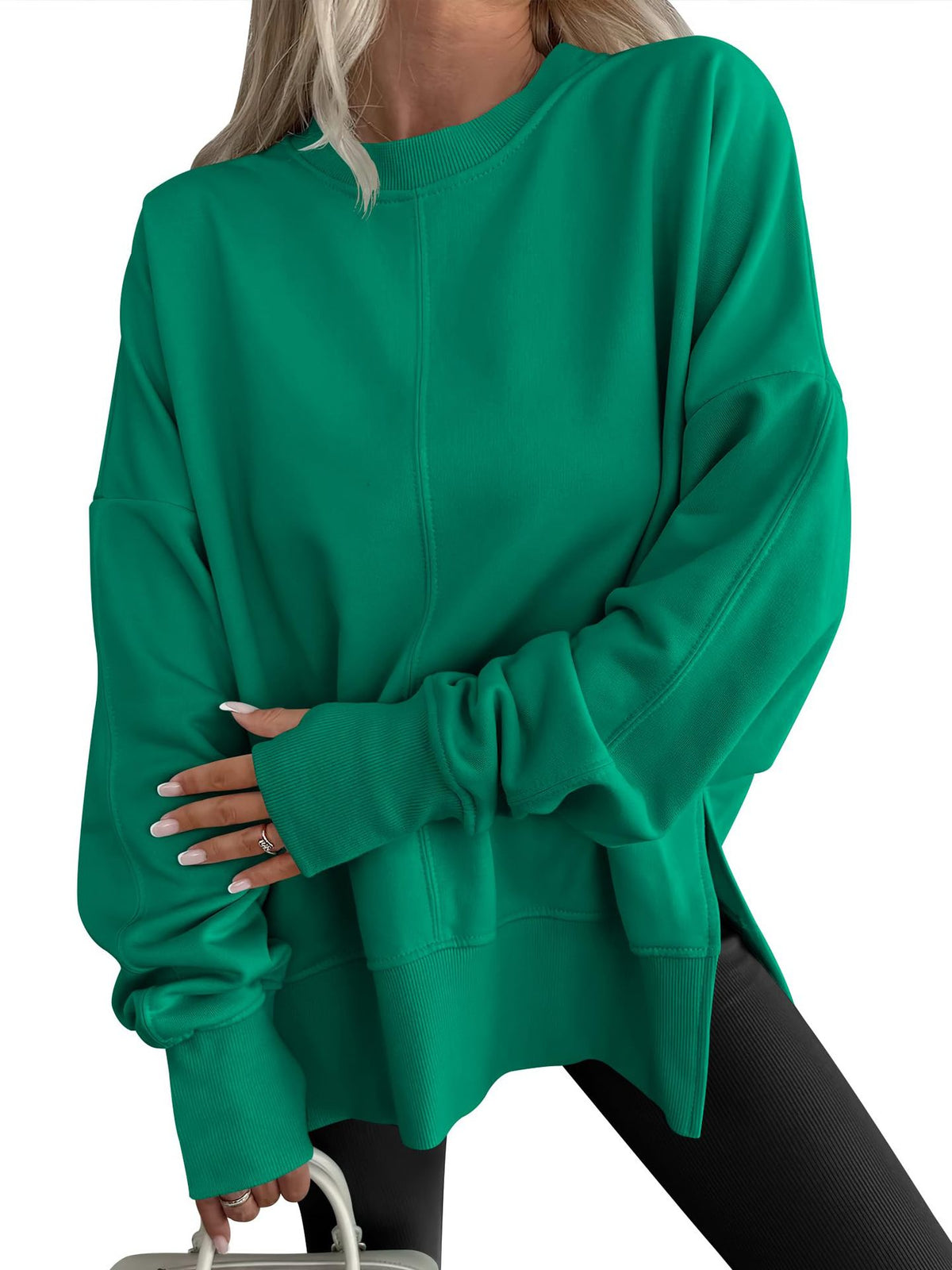 Women's Oversized Crewneck Sweatshirt Long Sleeve Pullover