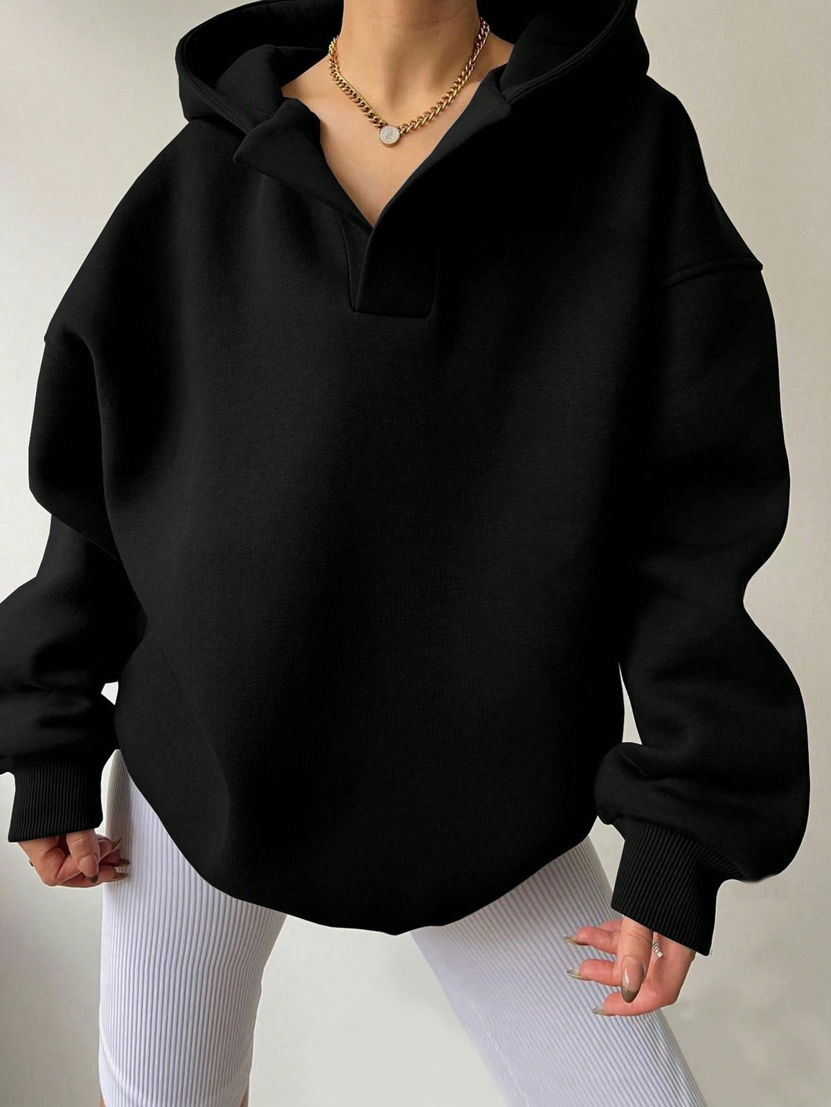 Women's Oversized Hoodie Casual Long Sleeve Solid Pullover