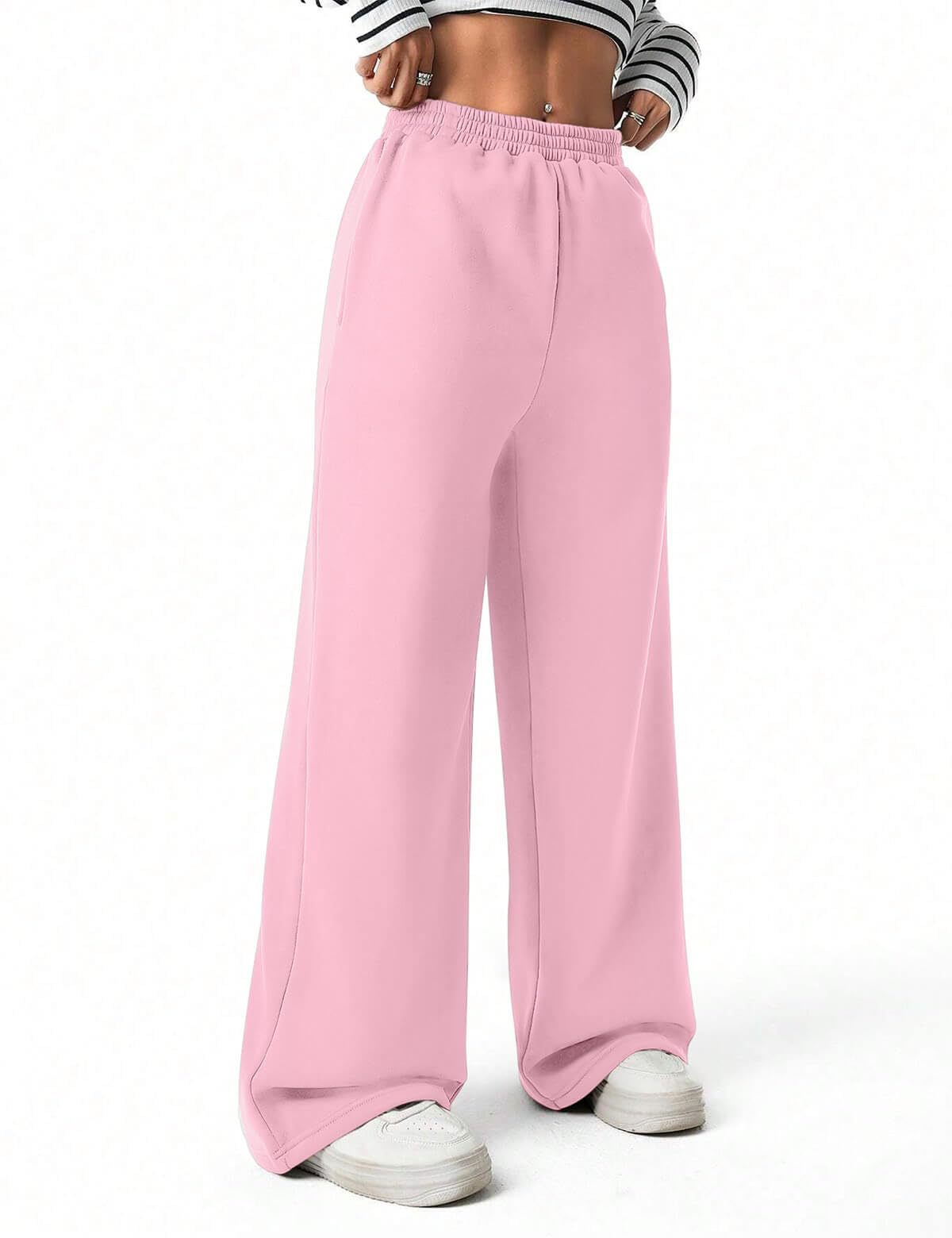 Women's Wide Leg Drawstring Sweatpants Loose Fit Pants