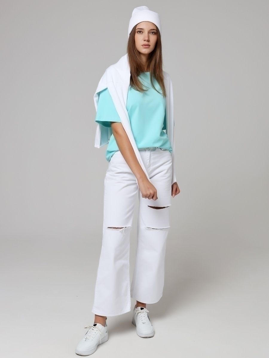 Solid Oversized T Shirt Loose Fit Crewneck Casual Tee