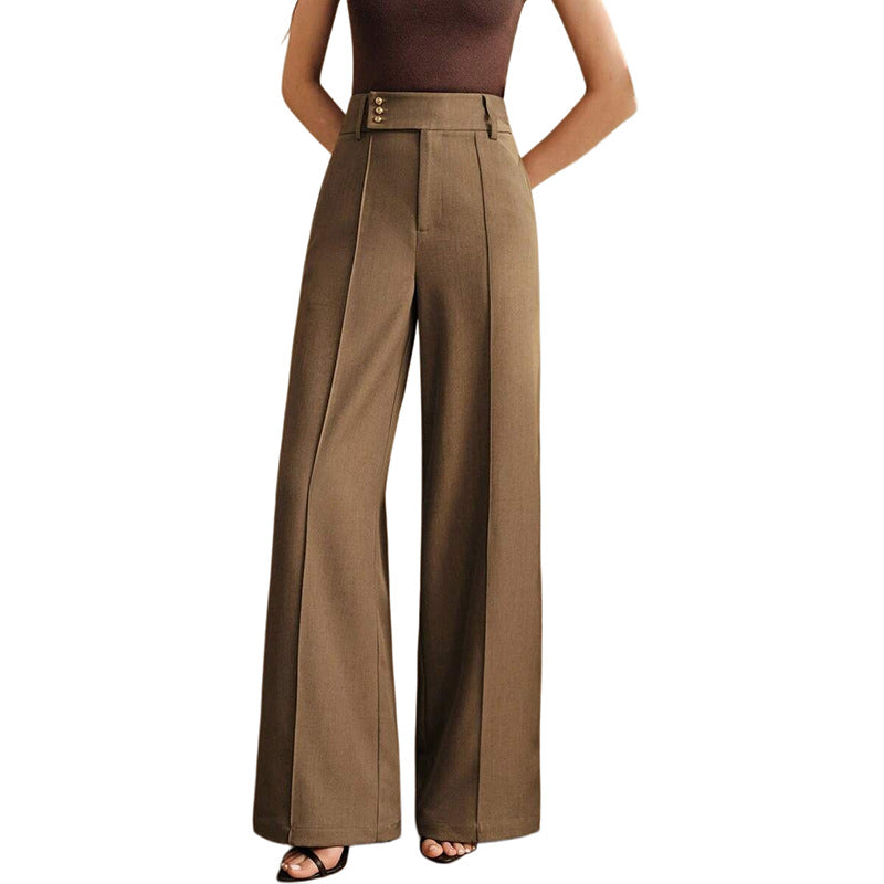 Women's High Waisted Wide Leg Dress Pants