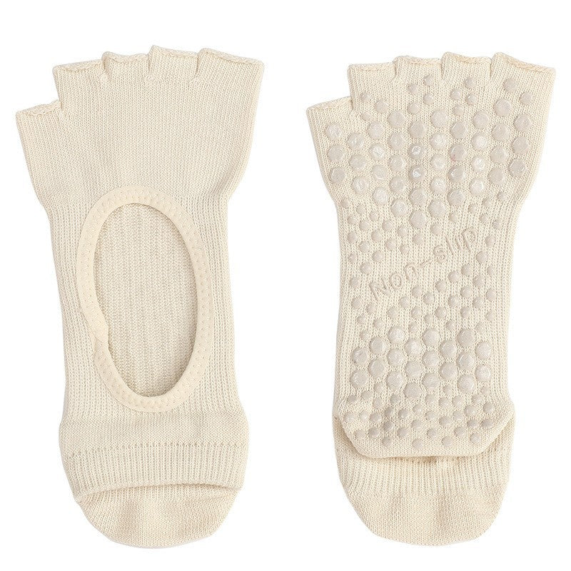 Pilates Grip Toe Socks Women Non Slip Low Cut Workout Socks